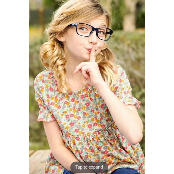 Matilda Jane Girls Size 2 Top Bundle Floral Peasant BlouseTunic Boho Boutique - Picture 1 of 6